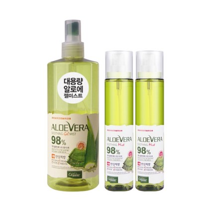 알로에베라 젤 미스트 대용량 1개 휴대용 2개