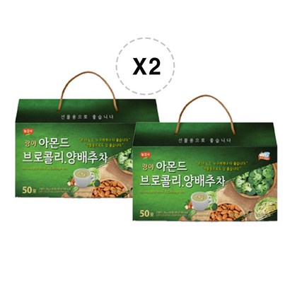 광야 아몬드 브로콜리 양배추차 50T2 5T 랜덤증정