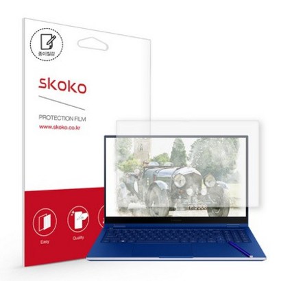 스코코 갤럭시북 플렉스 15 NT950QCT / NT950QC 종이질감 액정보필름
