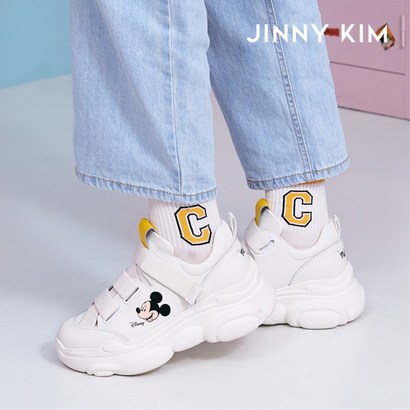 리얼레더 디즈니 미키 밴디 스니커즈 리뷰후기
