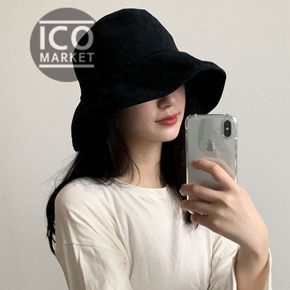이코마켓 남녀공용 비말차단 깊은 딥 벙거지모자 마스크모자 얼굴가리개 챙넓은모자 버킷햇 리뷰후기