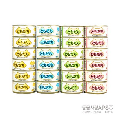 토모다찌 고양이캔 4종 콤보 x6 24개