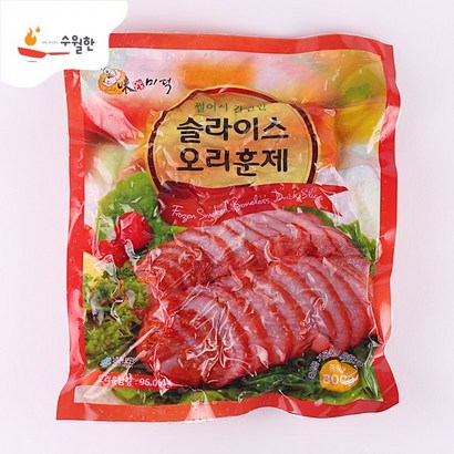 수월한 슬라이스오리훈제 오리훈제
