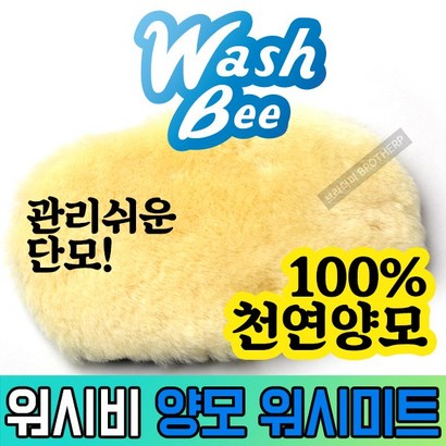 워시비 천연양모 단모 워시미트 자동차 세차장갑 세차도구 추천 리뷰후기