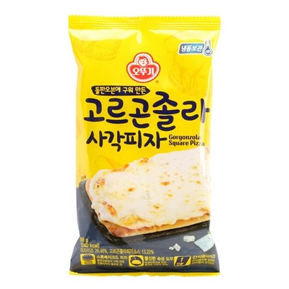 오뚜기 고르곤졸라 사각피자