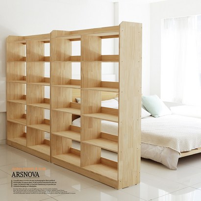 ARSNOVA 아르스노바 댄디 소나무 원목책장_5단 1200 책장 리뷰후기