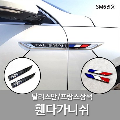 자동차 프랑스삼색 휀다 사이드 가니쉬 익스테리어 몰딩