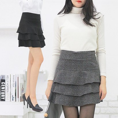 이쁘네 BB-겨울캉캉치마바지 스커트 리뷰후기