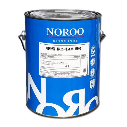 노루페인트 결로방지 수성페인트 듀프리코트 4L 무광 리뷰후기