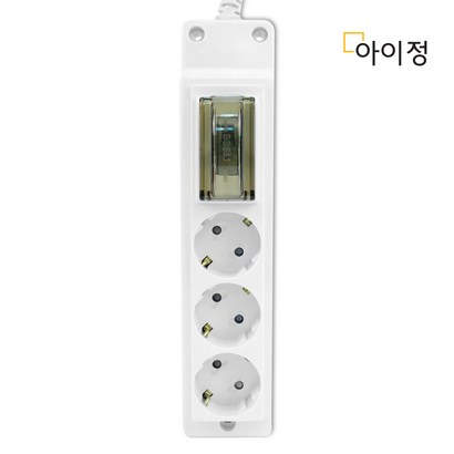 현대일렉트릭 고용량 멀티탭 과부하차단 멀티콘센트 에어컨용 4000W