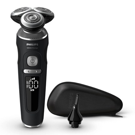 필립스 S9000 프레스티지 전기면도기, SP9810/20, 블랙