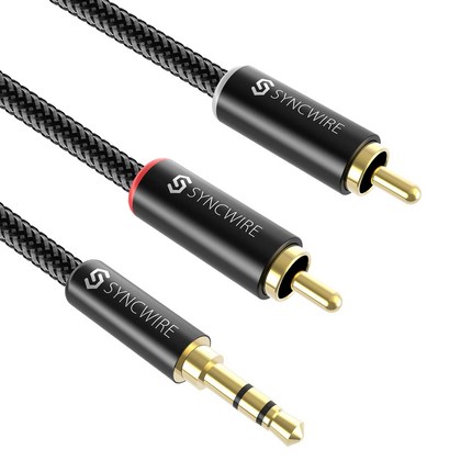 싱크와이어 프리미엄 3.5mm to RCA케이블 1.8m, SW-RC151