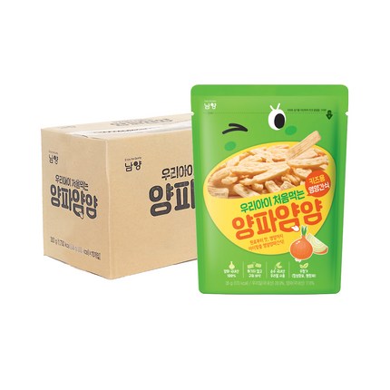 남양유업 우리아이 처음먹는 양파얌얌 과자 35g, 양파맛, 10개