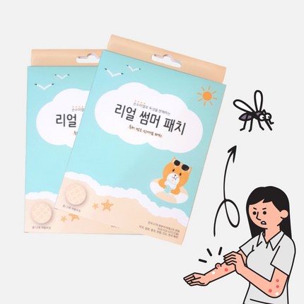 영유아 임산부 모기패치 외출 캠핑 필수품 모기물렸을때 리얼 썸머 패치, 12개입 1세트