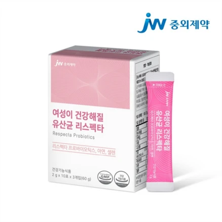중외제약 여성이건강해질 유산균리스펙타, 2g, 1개
