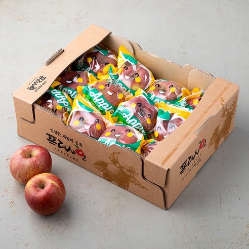 프레샤인 GAP 인증 당도선별 CA저장 깨끗이 씻은 충주 사과, 2.5kg(8~13입), 1박스