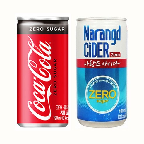 코카콜라 ZERO x30캔 나랑드사이다 ZERO x30캔 /안전박스포장 리뷰후기
