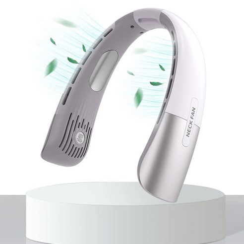 6세대 휴대용 넥밴드 목걸이 목선풍기 무선 쿨링 넥밴드 목걸이 선풍기 USB 무소음 4000mAh