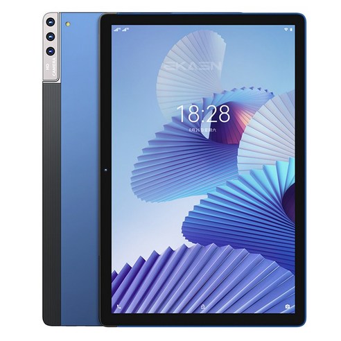 EKASN 2022형 10.1 4K WIFI 4+64GB 멀티미디어 태블릿PC P50, 블루