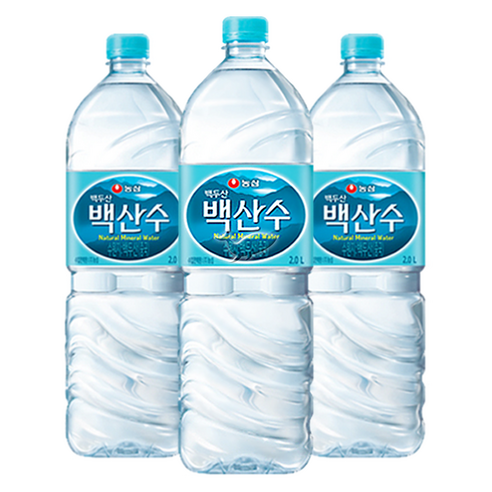 농심 백산수 2L 30병 생수 리뷰후기
