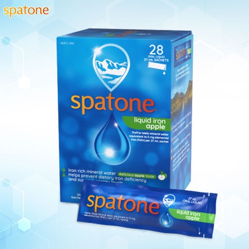 Spatone 스파톤 리퀴드 철분제 사과맛 비타민C (25mlx28봉), 756ml, 28개