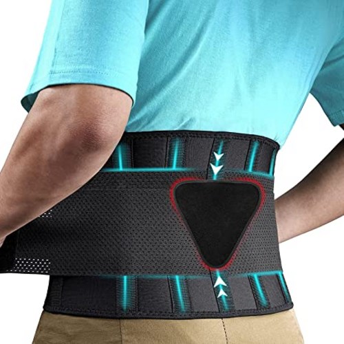Corsfitness 서포트 허리보호대 요통 완화 디스크 헬스 밴드 여름 스타일 여름 적용 허리 건강, BLACK, 1개