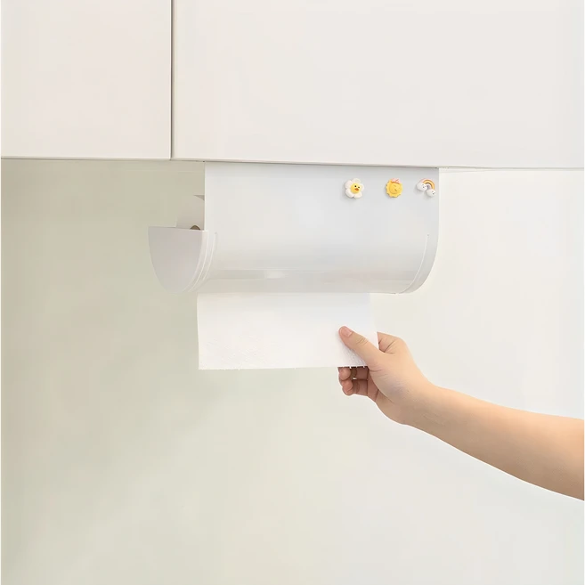 코멧 마그넷 홀더 키친타올 걸이, 화이트, 1개