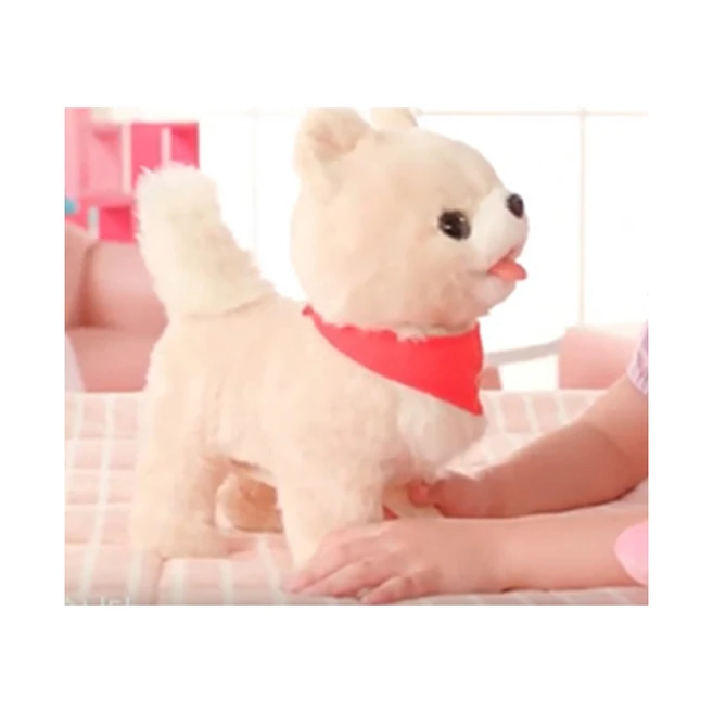 리얼펫 장난꾸러기 메롱 크림 작동동물인형, 혼합 색상, 1개