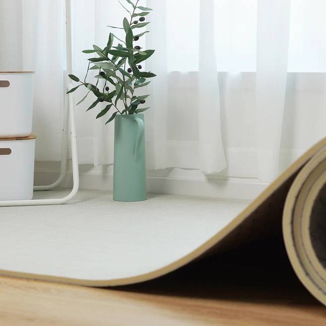 아가드 사뿐 PVC 셀프시공 롤매트, 코튼아이보리, 폭 140cm x 길이 2m x 두께 1.5cm