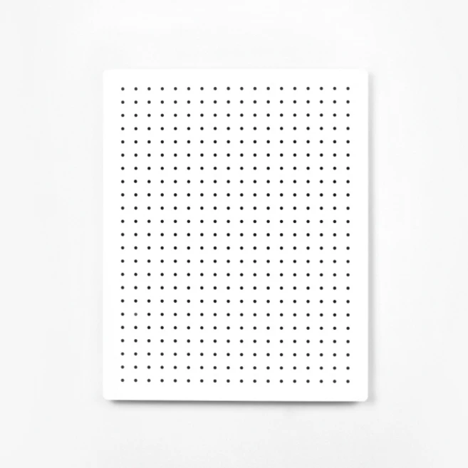 타공판닷컴 인테리어 모던 타공판 400 x 500 mm, 1개, 화이트