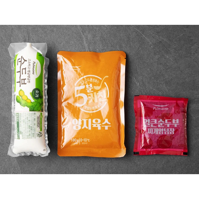 풀무원 얼큰 순두부찌개 킷 2인분, 1개, 600g