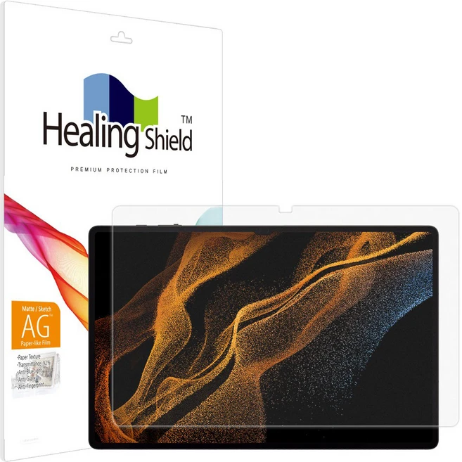 힐링쉴드 태블릿 종이질감 블루라이트차단 액정보호필름 세트, 1세트