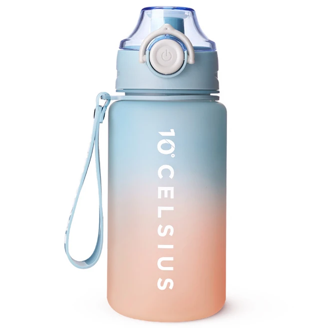 10도씨 트라이탄 레인보우 스포츠 보틀, 블루, 600ml, 1개