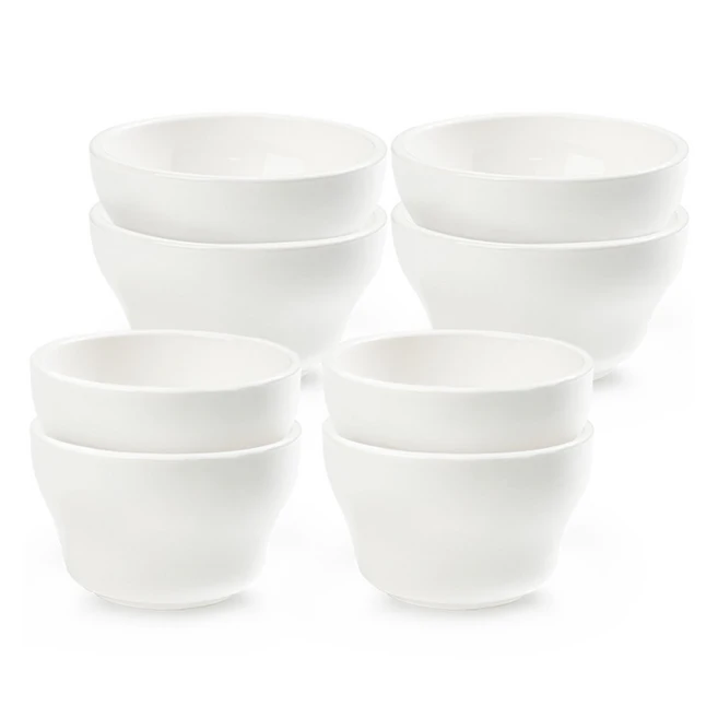 시라쿠스 뉴욕 공기 + 대접, 화이트, 4세트, 밥공기 4p + 대접 4p