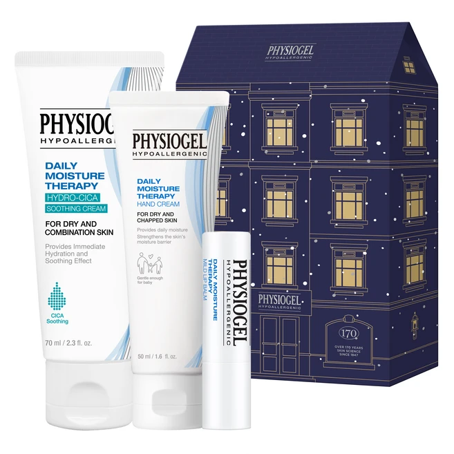 피지오겔 립밤 4.2g + 시카 수딩크림 70ml + 핸드크림 50ml 스페셜 기프트 세트, 1세트