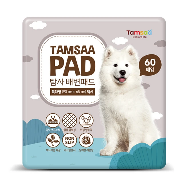 탐사 배변패드 맥시, 특대형(90cmx65cm), 60개입, 1개