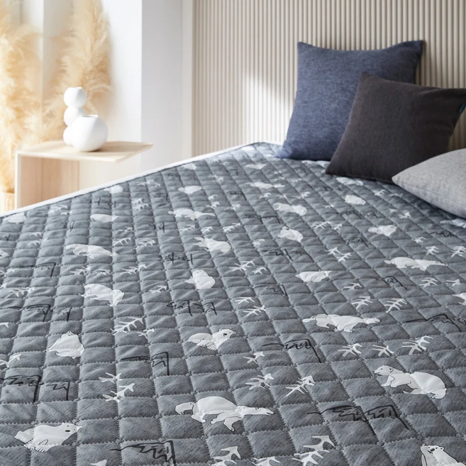 HanilMedical 탄소열선 고급전기요 HL-S205, 북극곰, 미디움 (100 x 180 cm)