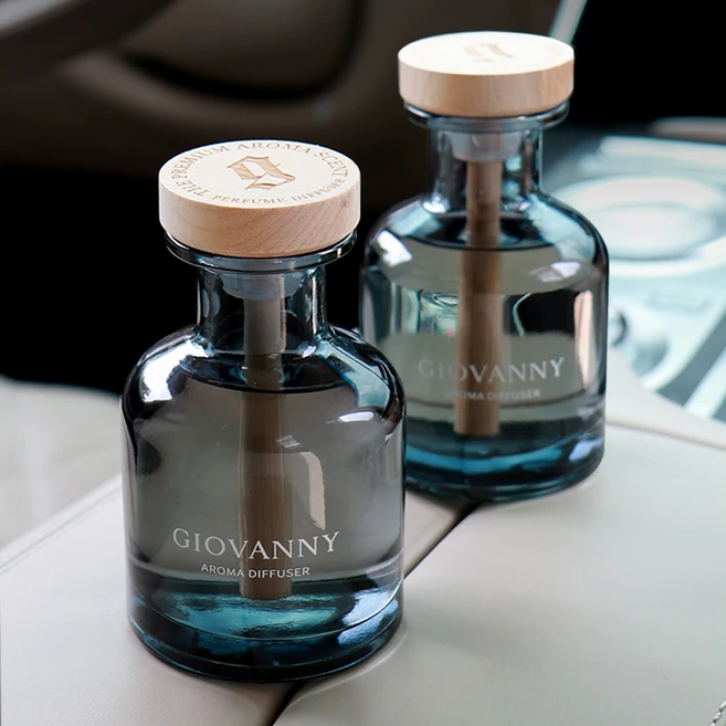 GIOVANNY 컵홀더형 차량용 디퓨저 150ml, 블랙 체리, 2개
