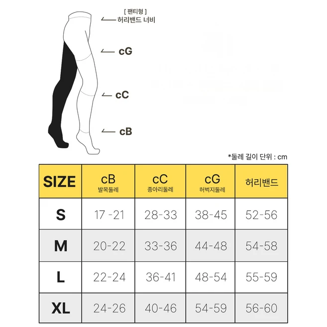 원더워크 의료용압박스타킹 발트임 검정색, 1세트, 허벅지형