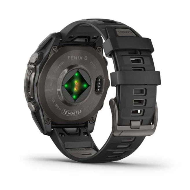 가민 피닉스 8 AMOLED 아웃도어 GPS 스마트워치 47mm, 카본 그레이, 3.556cm, GPS + 블루투스