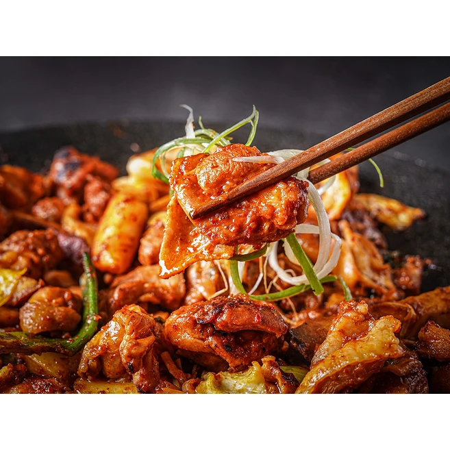 통나무집 닭갈비 밀키트 775g (매장 1인분), 2개