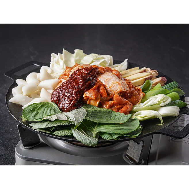 통나무집 닭갈비 밀키트2360g (매장직송 3인분), 2.36kg, 1개