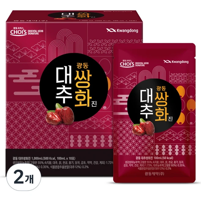 광동 대추 쌍화진 10p, 1L, 2개