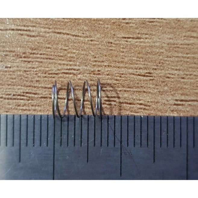 스프링 압축 선경0.3mm 외경 4.8mm 길이 7mm 감김수3회 스텐-20개, 20개