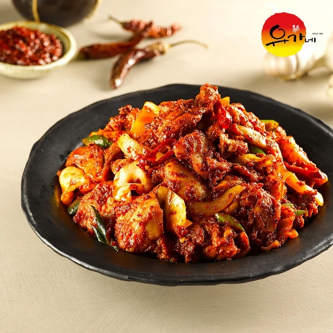 유가네 닭갈비 600g x 5팩, 5개