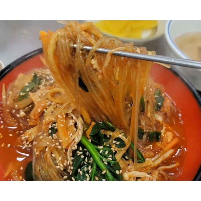 군산매운잡채 택배 매운잡채 밀키트 매운맛 2팩 4팩, 2개