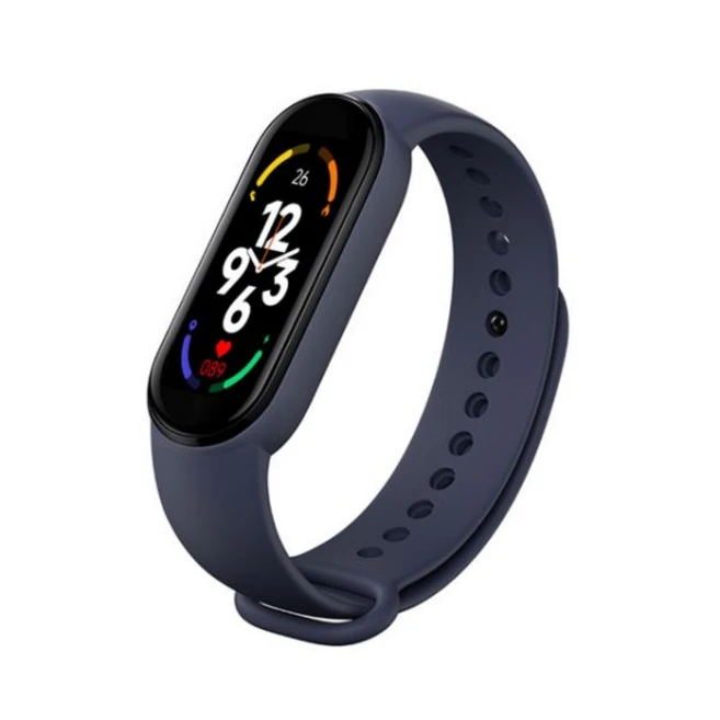 스마트 워치 손목 밴드 Xiaomi M7 Smart 시계 피트니스 Bracelet Heart Rate 추적기 스포츠 대 한 Apple 안드로이드, M7-Blue