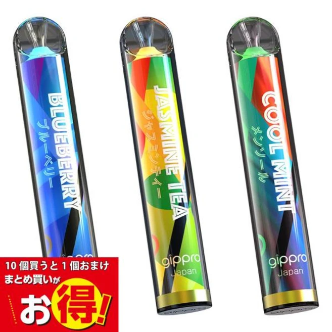 [일본정품수입]【정리 사 10 구입으로 1 개 덤 합계 11 개】gipproJapan 일회용 전자 담배 【 Blingbling, 1개, 01 블루베리