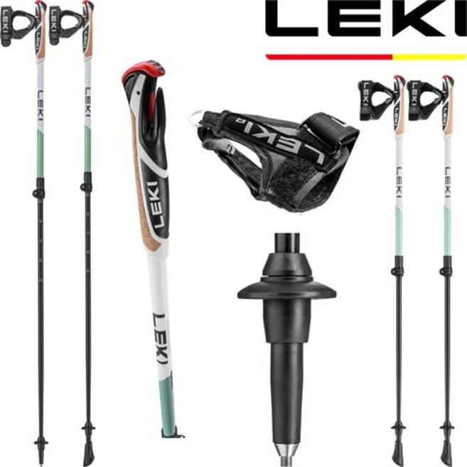 레키 노르딕워킹스틱 스핀 샤크 SL 길이조절 남녀공용 등산 스틱, 전부 포함된 가격입니다., 1개