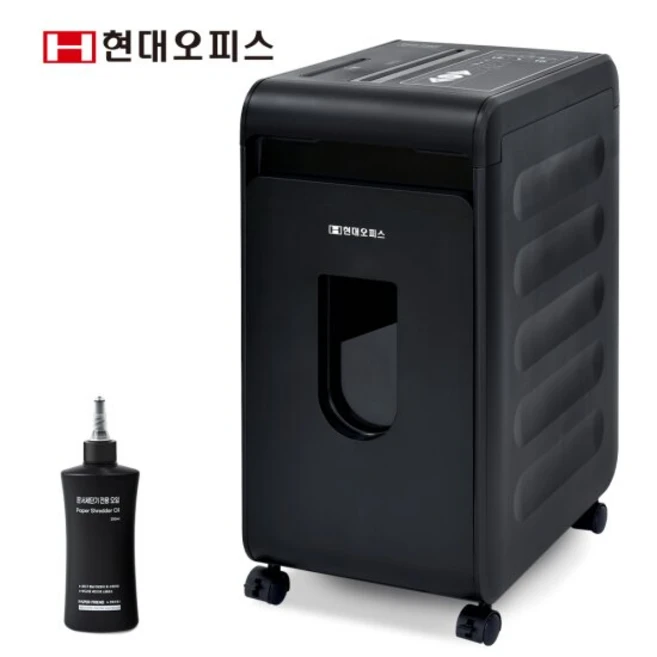 [현대오피스] 문서세단기 저소음 12매 22L PK-1222CD+오일